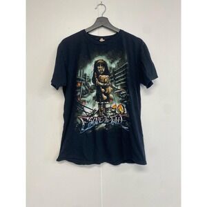Vintage Escape The Fate Shirt Mens Medium Black Horror Graphic Bay Island 2000s‎